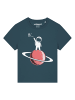 wat? Apparel T-Shirt Astronaut says Hi in Petrol
