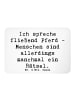 Mr. & Mrs. Panda Magnet Spruch Reiten und Rätsel mit Spruch in Weiß