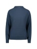 Zero  Pullover strukturiert mit Stehkragen in Teal Ocean