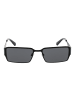 CALVIN KLEIN JEANS Unisex Sonnenbrillen Rechteck Schwarz