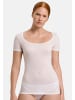 Hanro Unterhemd / Shirt Kurzarm Ultralight in Weiß