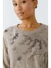 Oui Pullover in smokey taupe