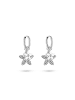 Tamaris Creolen The new Glitter Flower in silber