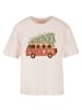 F4NT4STIC Tee Groovy Weihnachten Camper Van in pink