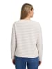 BETTY & CO Sweatshirt mit U-Boot-Ausschnitt in Camel/Cream