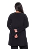 Ulla Popken Longshirt in schwarz