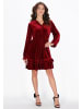 faina Women Dress in burgundy