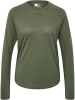 Hummel Hummel T-Shirt Hmlmt Yoga Damen Atmungsaktiv Leichte Design in DEEP LICHEN GREEN