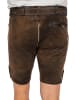 MADDOX Lederhose FAELO in dunkelbraun