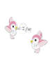 schmuck23 Silber Ohrringe 925 Vogel 0,7 cm x 0,8 cm