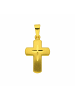 Adeliás Damen & Herren 333 Gold Kreuz Anhänger in gold