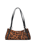 Guess Domitilla Schultertasche Leder 30 cm in leopard