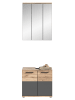ebuy24 Badmöbelset Mason (2-teilig) Grau 60 x 34 cm