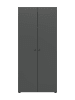 ebuy24 Kleiderschrank Darwin Anthrazit 80 x 51 cm