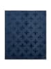 Roberto Geissini Kuscheldecke Samt 80 x 150 Samt blau Lilie