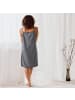 REDBEST Single-Jersey Nachthemd in grau meliert