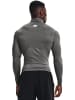 Under Armour Longsleeve "HeatGear Mock Langarm-Oberteil" in Grau