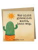 Mr. & Mrs. Panda Deluxe Karte Kaktus Sonne Design mit Spruch in Weiß