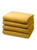 Ross 4 X Handtuch im Set Sensual Skin in Senf