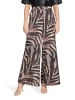 Vera Mont Marlene-Hose mit Animalprint in Brown/Cream