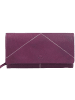 Greenburry Tumble Nappa Geldbörse Leder 19 cm in plum