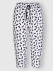WITT WEIDEN Capri-Hose in grau-meliert-schwarz-bedruckt