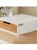 SoBuy Schubladenorganizer in Mattweiß - (W) 28 x (H) 9 x (L) 31 cm