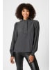 Kaffe Langarm-Bluse KAdorit Regular fit in Black Oyster