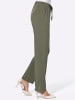 WITT WEIDEN Jersey-Hose in khaki