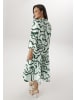 Aniston PLUS Midikleid in grün-weiß