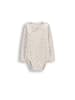 Coccodrillo Wickelbody mit langen Ärmeln in beige