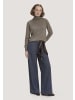 Hessnatur Hessnatur Rollkragenpullover Relaxed aus reiner Bio-Merinowolle in dunkles mauve