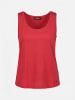 KOROSHI Damen-Tanktop mit Nieten in rot