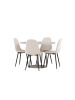 ebuy24 Essgruppe Lycke Beige 110 x 110 cm