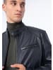 Wittchen Natural leather jacket in Dark blue