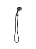 Beliani Wannenarmaturen MAPIRI in Schwarz - (W) 12 x (H) 25 x (L) 6 cm