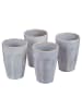 Butlers Butlers Latte Macchiato Tasse BERGAMO 6er-Set in Hellblau