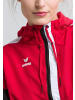 erima Squad Tracktop Jacke mit Kapuze in rot/schwarz/weiss