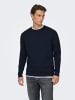 ONLY & SONS Strickpullover in Dark Sapphire