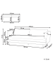 Beliani 3-Sitzer Sofa JARPEN in Beige/Braun - (W) 214 x (H) 72 x (L) 93 cm