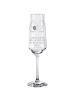 Mr. & Mrs. Panda Champagnerglas Avocado Pärchen mit Spruch in Transparent