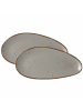 Ritzenhoff & Breker 2er Set Servierplatten Taste 35,5 x 17 cm in taupe