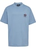 Hummel T-Shirt Hmlloose Lebensstil Kinder in FADED DENIM