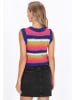 IZIA Vest in blue multicolor