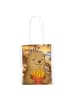 Mr. & Mrs. Panda Tote Bag Otter Pommes Design ohne Spruch in Weiß