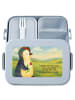 Mr. & Mrs. Panda Meal Prep Behälter Pinguin Blumen Design mit Sp... in Blau Pastell