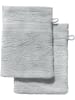REDBEST Frottier Waschhandschuh 2er-Pack Chicago in silber