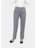 GOLDNER Trevira-Schurwollhose CARLA COMFORT+ in silbergrau / melange