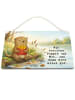 Mr. & Mrs. Panda Wandbild Holz Otter Pommes Design mit Spruch in Weiß