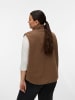 Vero Moda Teddyfell Weste in Fossil